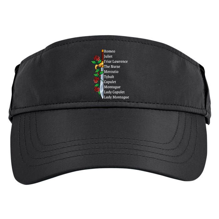 Romeo And Juliet William Shakespeare Gift Adult Drive Performance Visor