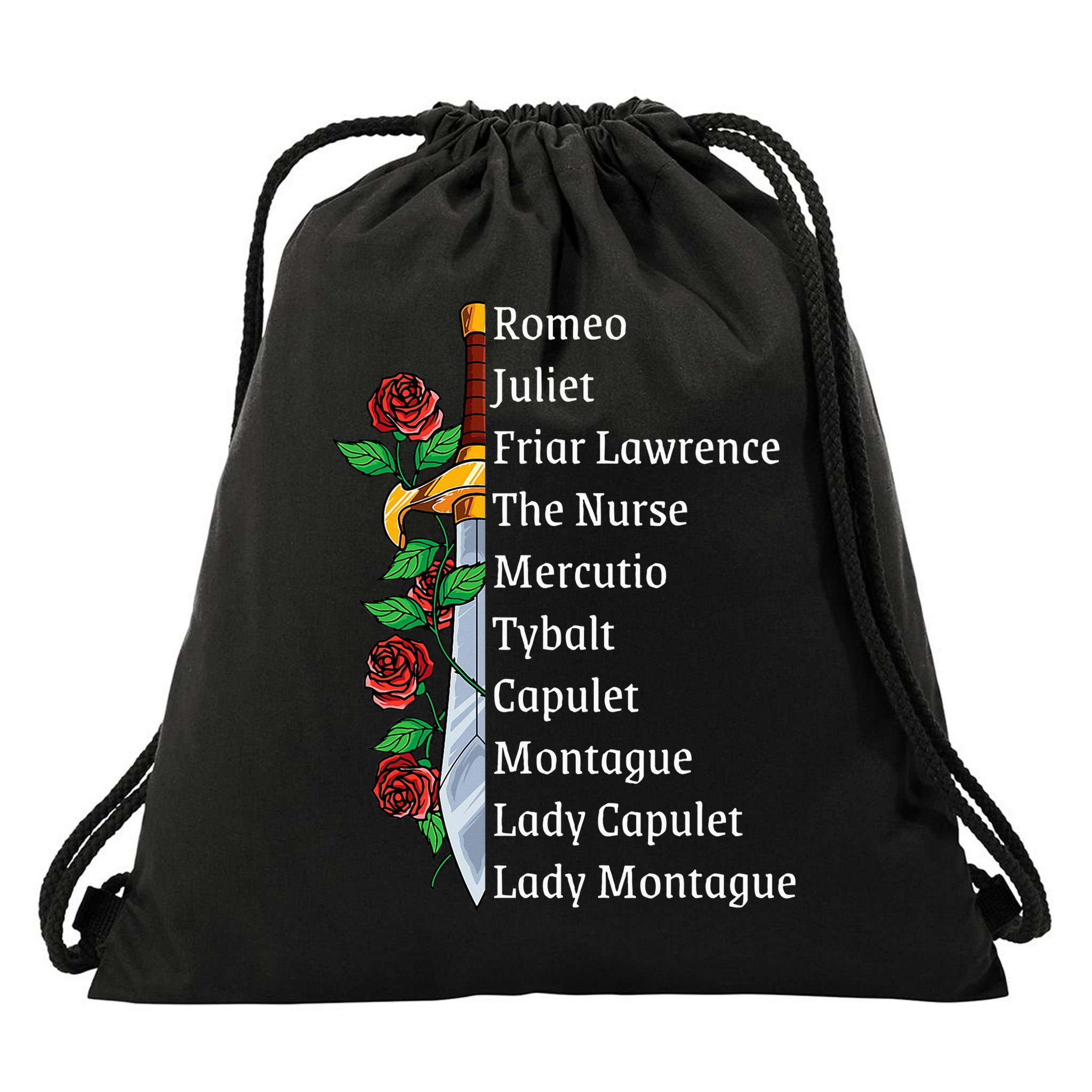 Romeo And Juliet William Shakespeare Gift Drawstring Bag