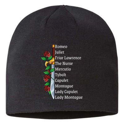 Romeo And Juliet William Shakespeare Gift Sustainable Beanie