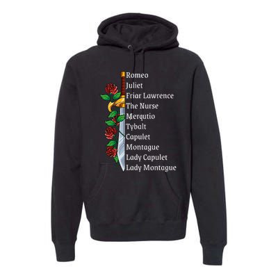 Romeo And Juliet William Shakespeare Gift Premium Hoodie