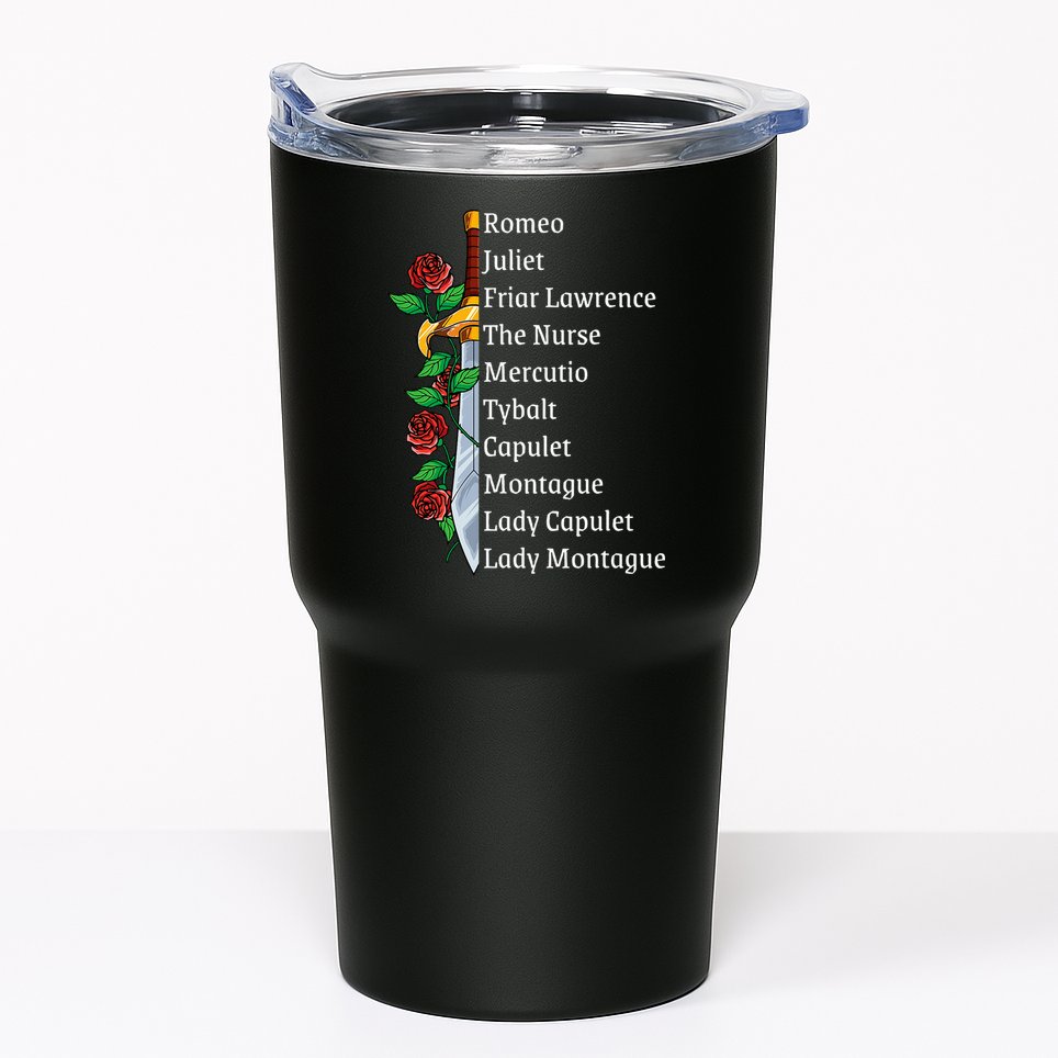 Romeo And Juliet William Shakespeare Gift Tumbler