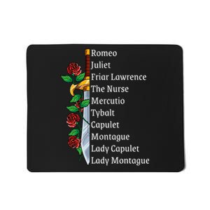 Romeo And Juliet William Shakespeare Gift Mousepad