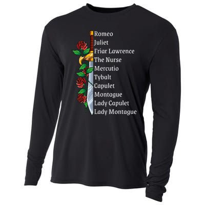 Romeo And Juliet William Shakespeare Gift Cooling Performance Long Sleeve Crew