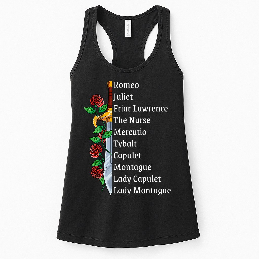Romeo And Juliet William Shakespeare Gift Womens Tank Top