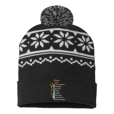 Romeo And Juliet William Shakespeare Gift USA-Made Snowflake Beanie