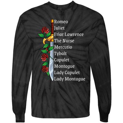 Romeo And Juliet William Shakespeare Gift Tie-Dye Long Sleeve Shirt