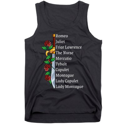 Romeo And Juliet William Shakespeare Gift Tank Top