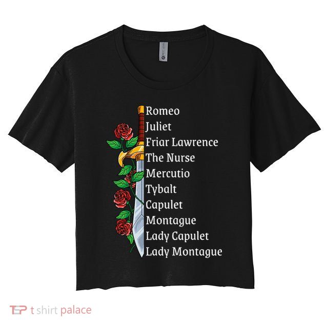 Romeo And Juliet William Shakespeare Gift Crop Top