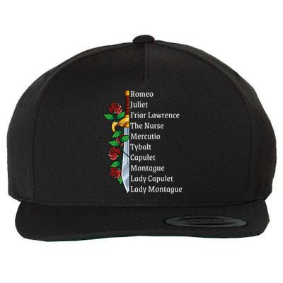 Romeo And Juliet William Shakespeare Gift Wool Snapback Cap