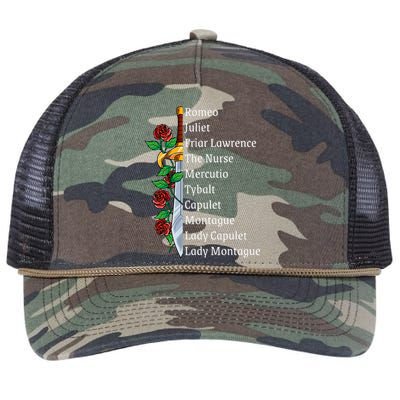 Romeo And Juliet William Shakespeare Gift Retro Rope Trucker Hat Cap