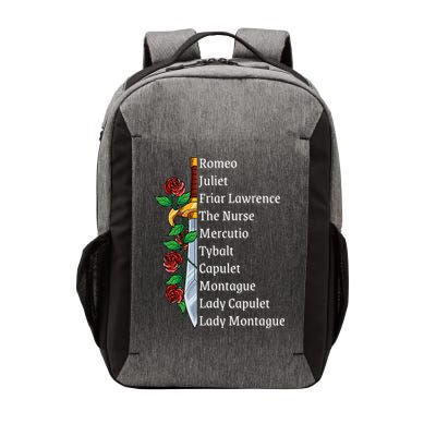 Romeo And Juliet William Shakespeare Gift Vector Backpack