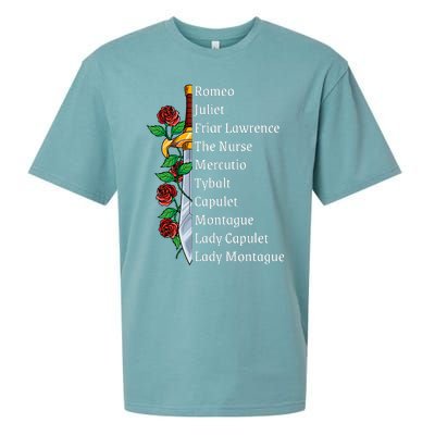 Romeo And Juliet William Shakespeare Gift Sueded Cloud Jersey T-Shirt