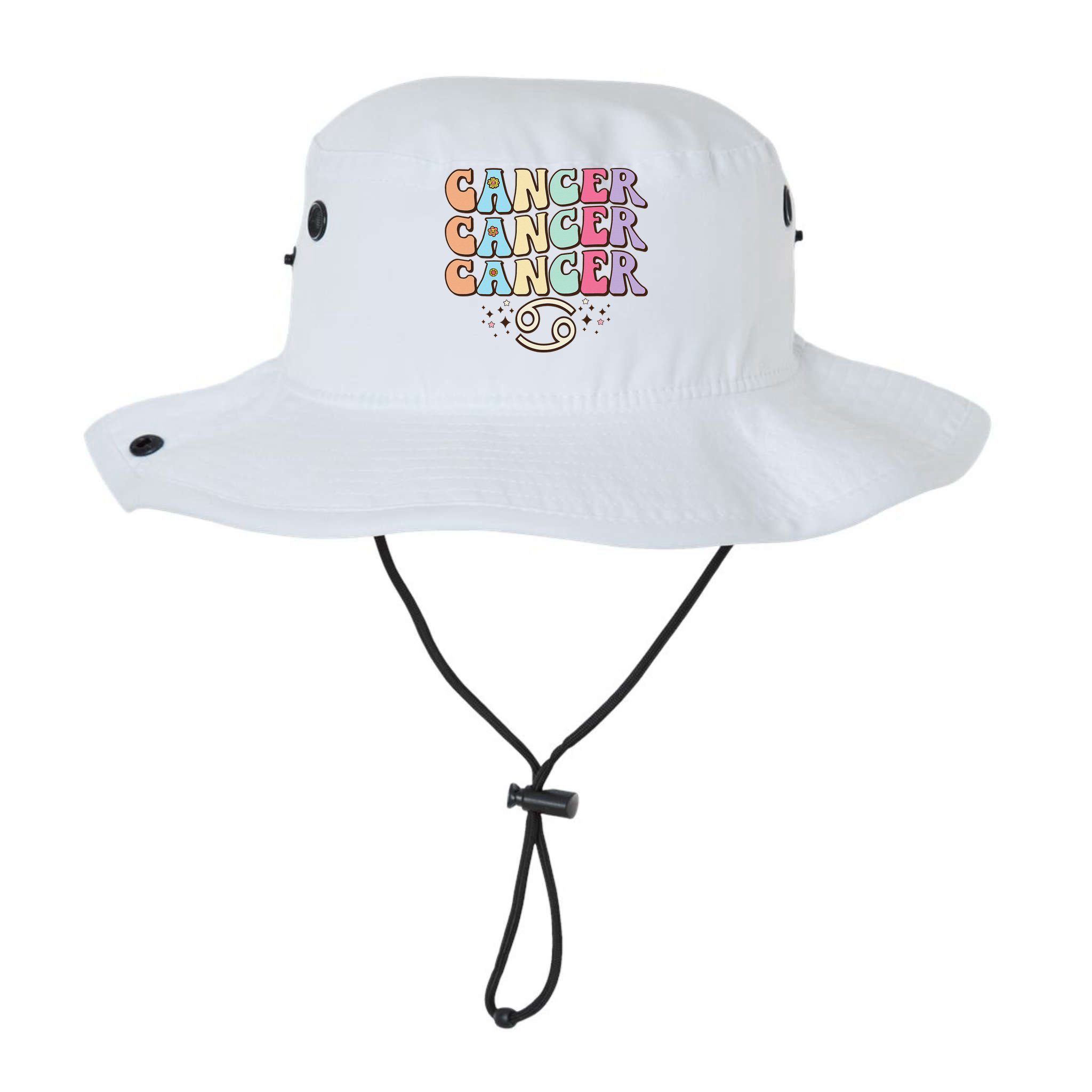 Retro Astrology June July month birthday Cancer Zodiac sign Bucket Hat