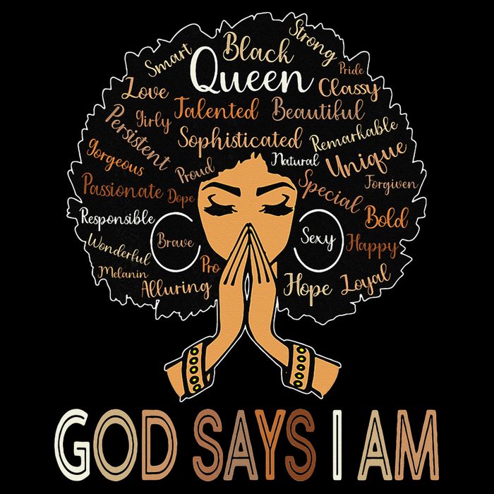 Retro Afro Juneteenth Vintage Black History God Says I Am Bag