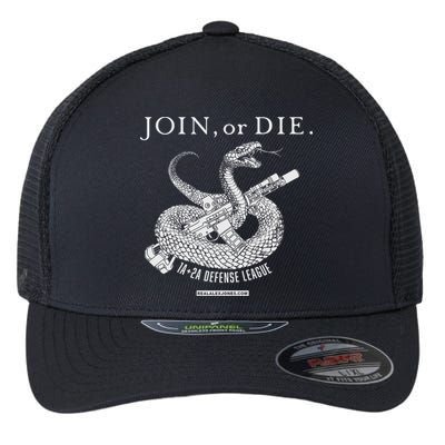Real Alex Jones Store Join Or Die 1a + 2a Defense League Flexfit Unipanel Trucker Cap