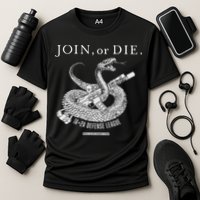 Real Alex Jones Store Join Or Die 1a + 2a Defense League Performance Shirt