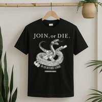 Real Alex Jones Store Join Or Die 1a + 2a Defense League T-Shirt