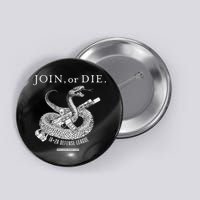 Real Alex Jones Store Join Or Die 1a + 2a Defense League Button