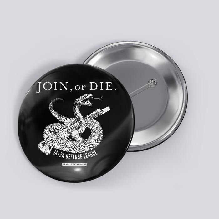 Real Alex Jones Store Join Or Die 1a + 2a Defense League Button