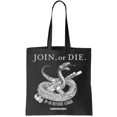 Real Alex Jones Store Join Or Die 1a + 2a Defense League Bag