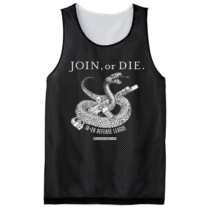 Real Alex Jones Store Join Or Die 1a + 2a Defense League Mesh Reversible Basketball Jersey Tank