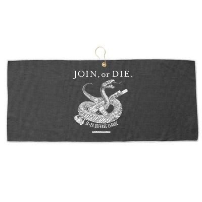 Real Alex Jones Store Join Or Die 1a + 2a Defense League Large Microfiber Waffle Golf Towel