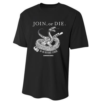 Real Alex Jones Store Join Or Die 1a + 2a Defense League Performance Sprint T-Shirt