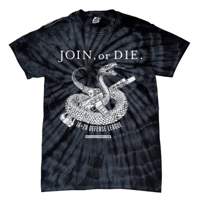 Real Alex Jones Store Join Or Die 1a + 2a Defense League Tie-Dye T-Shirt