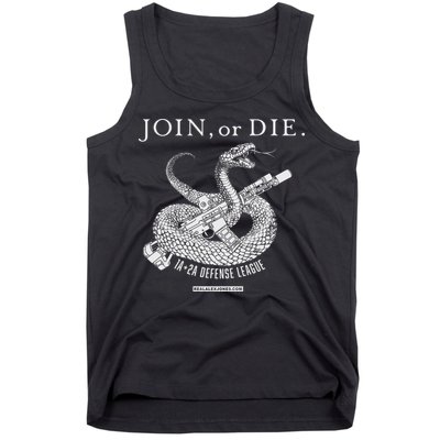 Real Alex Jones Store Join Or Die 1a + 2a Defense League Tank Top