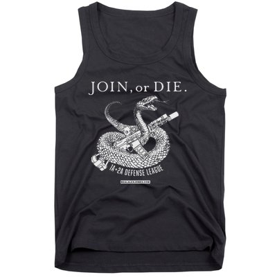 Real Alex Jones Store Join Or Die 1a + 2a Defense League Tank Top