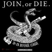 Real Alex Jones Store Join Or Die 1a + 2a Defense League Tank Top