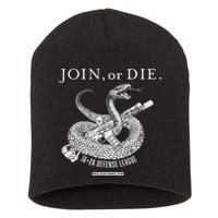 Real Alex Jones Store Join Or Die 1a + 2a Defense League Short Acrylic Beanie