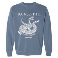 Real Alex Jones Store Join Or Die 1a + 2a Defense League Garment-Dyed Sweatshirt