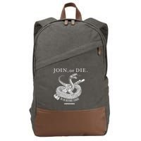Real Alex Jones Store Join Or Die 1a + 2a Defense League Cotton Canvas Backpack