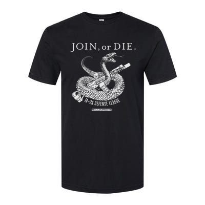 Real Alex Jones Store Join Or Die 1a + 2a Defense League Softstyle CVC T-Shirt