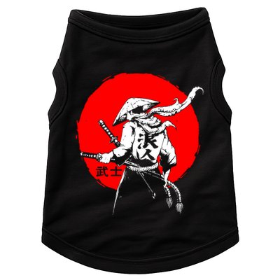 Retro Ancient Japan Samurai Warrior Tokyo Samurai Katana Doggie Tank