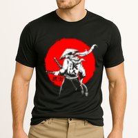 Retro Ancient Japan Samurai Warrior Tokyo Samurai Katana Cooling Performance Crew T-Shirt