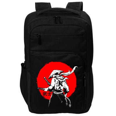 Retro Ancient Japan Samurai Warrior Tokyo Samurai Katana Impact Tech Backpack