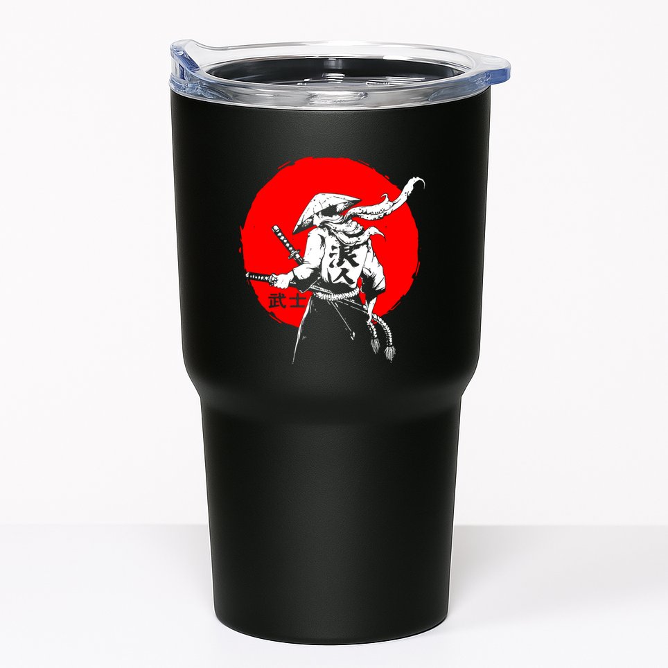 Retro Ancient Japan Samurai Warrior Tokyo Samurai Katana Tumbler