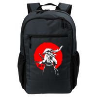 Retro Ancient Japan Samurai Warrior Tokyo Samurai Katana Daily Commute Backpack