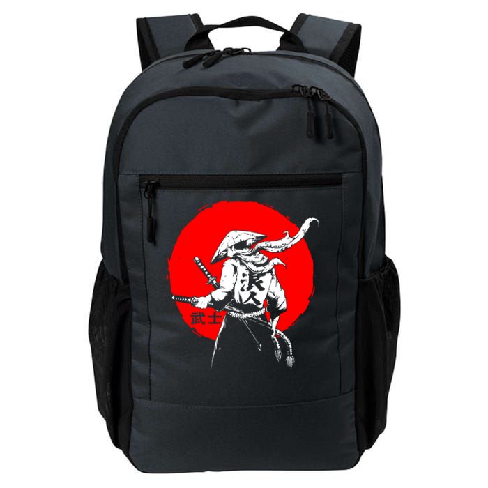 Retro Ancient Japan Samurai Warrior Tokyo Samurai Katana Daily Commute Backpack