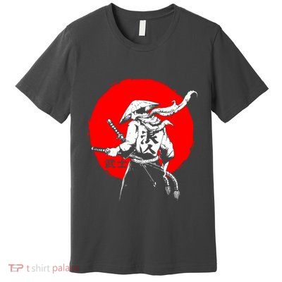 Retro Ancient Japan Samurai Warrior Tokyo Samurai Katana Premium T-Shirt