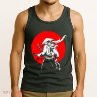 Retro Ancient Japan Samurai Warrior Tokyo Samurai Katana Tank Top