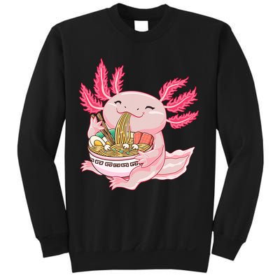 Ramen Axolotl Kawaii Anime Japanese Noddles Anime Girls Gift Sweatshirt