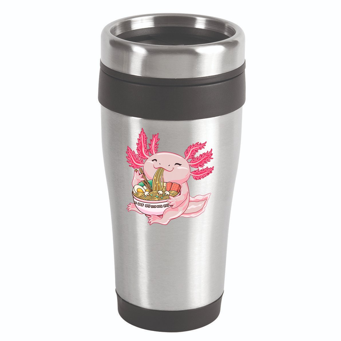 Ramen Axolotl Kawaii Anime Japanese Noddles Anime Girls Gift 16oz Travel Tumbler