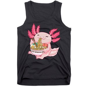 Ramen Axolotl Kawaii Anime Japanese Noddles Anime Girls Gift Tank Top