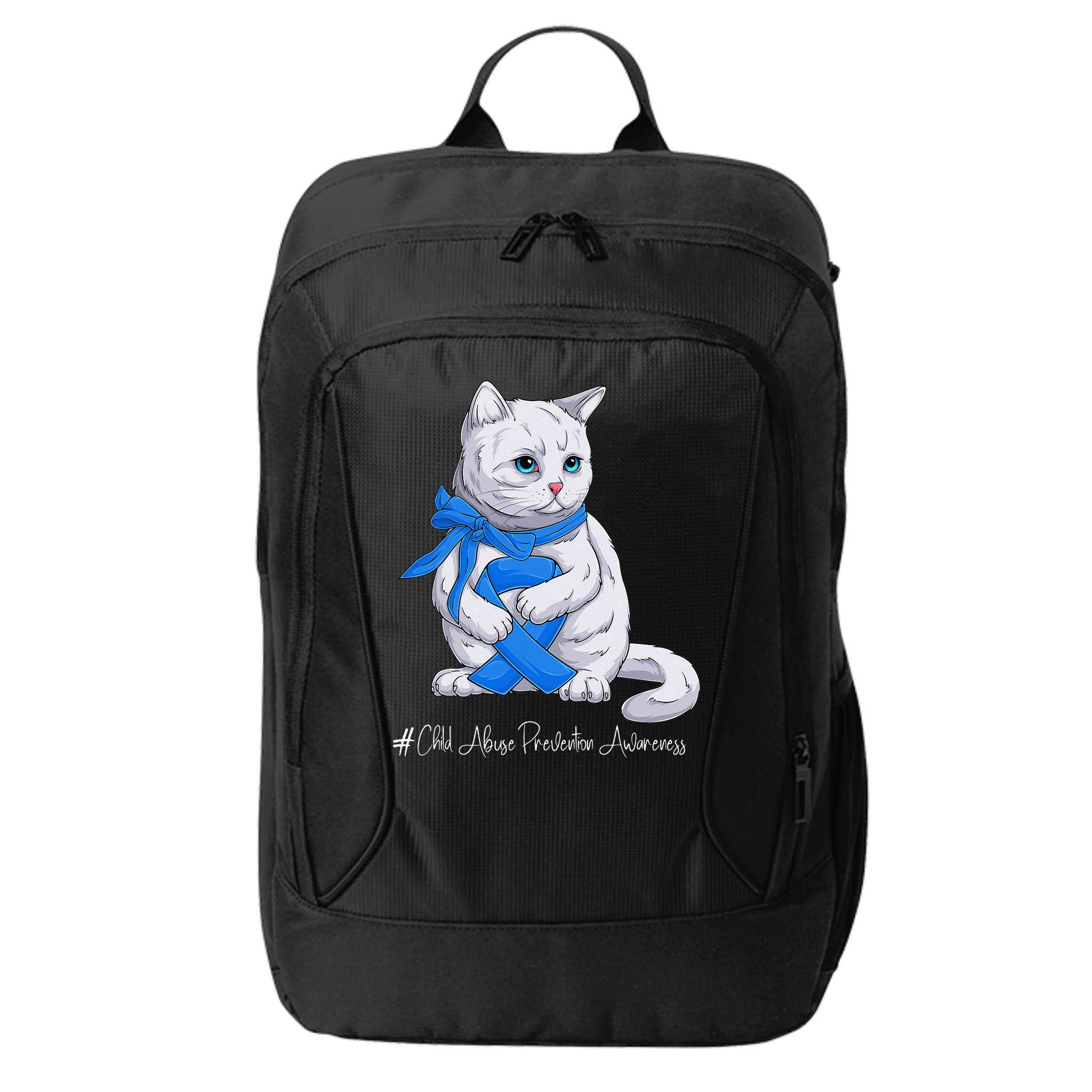Rainbow All KidsMatter Pinwheel Child Abuse Awareness City Backpack