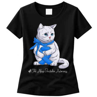 Rainbow All KidsMatter Pinwheel Child Abuse Awareness Womens T-Shirt