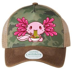 Ra Axolotl Kawaii Anime Japanese Food  Legacy Tie Dye Trucker Hat