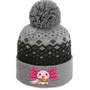 Ra Axolotl Kawaii Anime Japanese Food  The Baniff Cuffed Pom Beanie